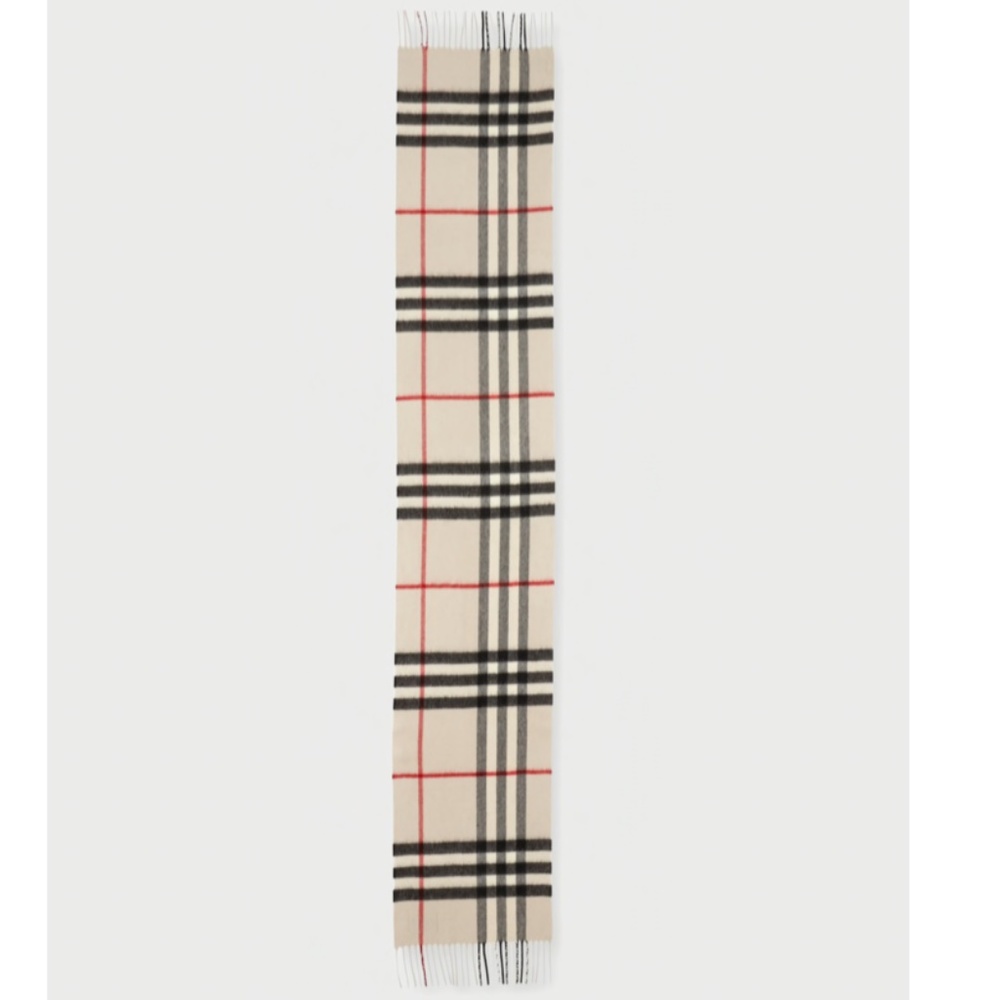 Burberry Giant Check Cashmere Scarf - Picture 10 of 10